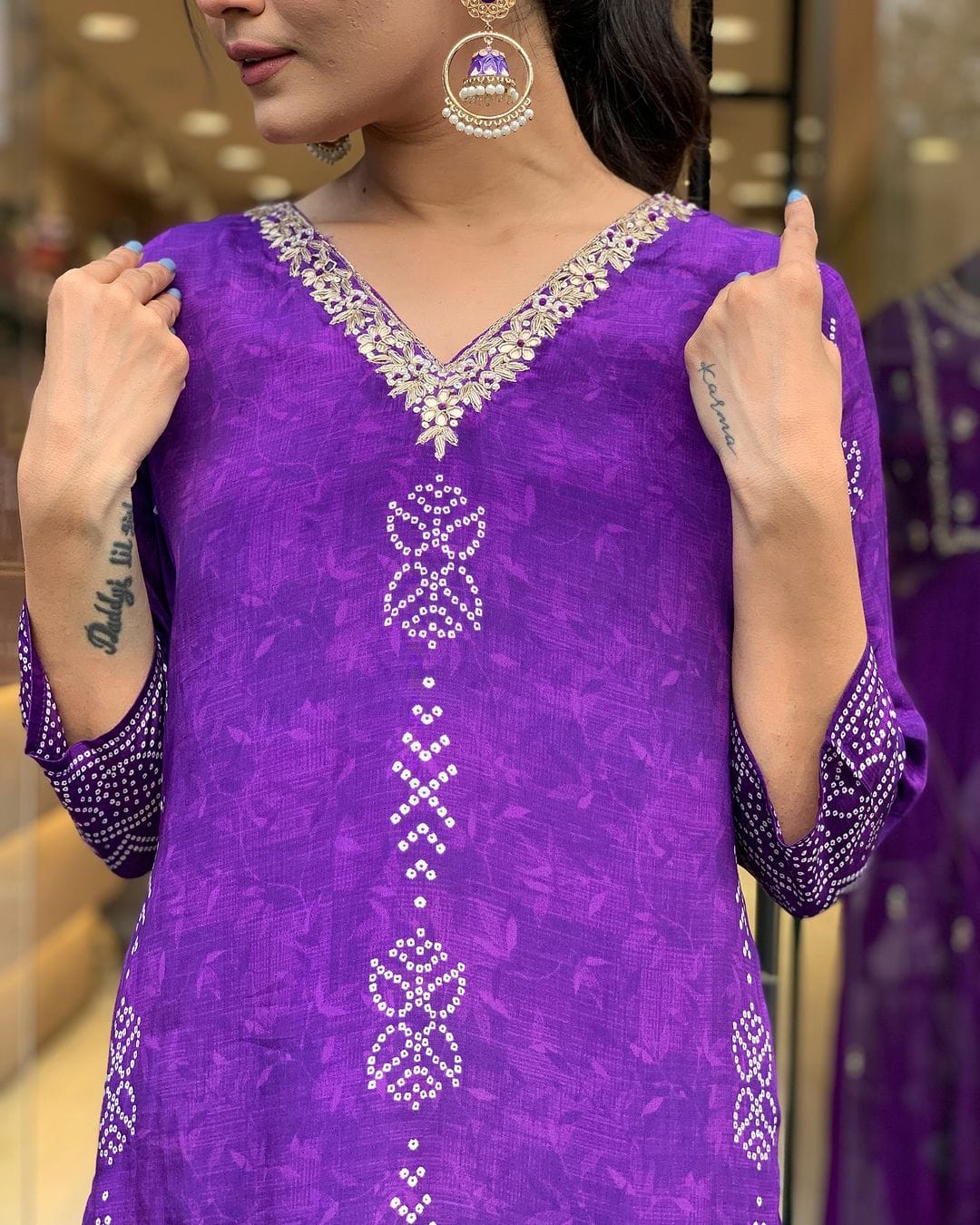 SC 609 Shivam Embroidery Kurti With Bottom Dupatta Suppliers In India